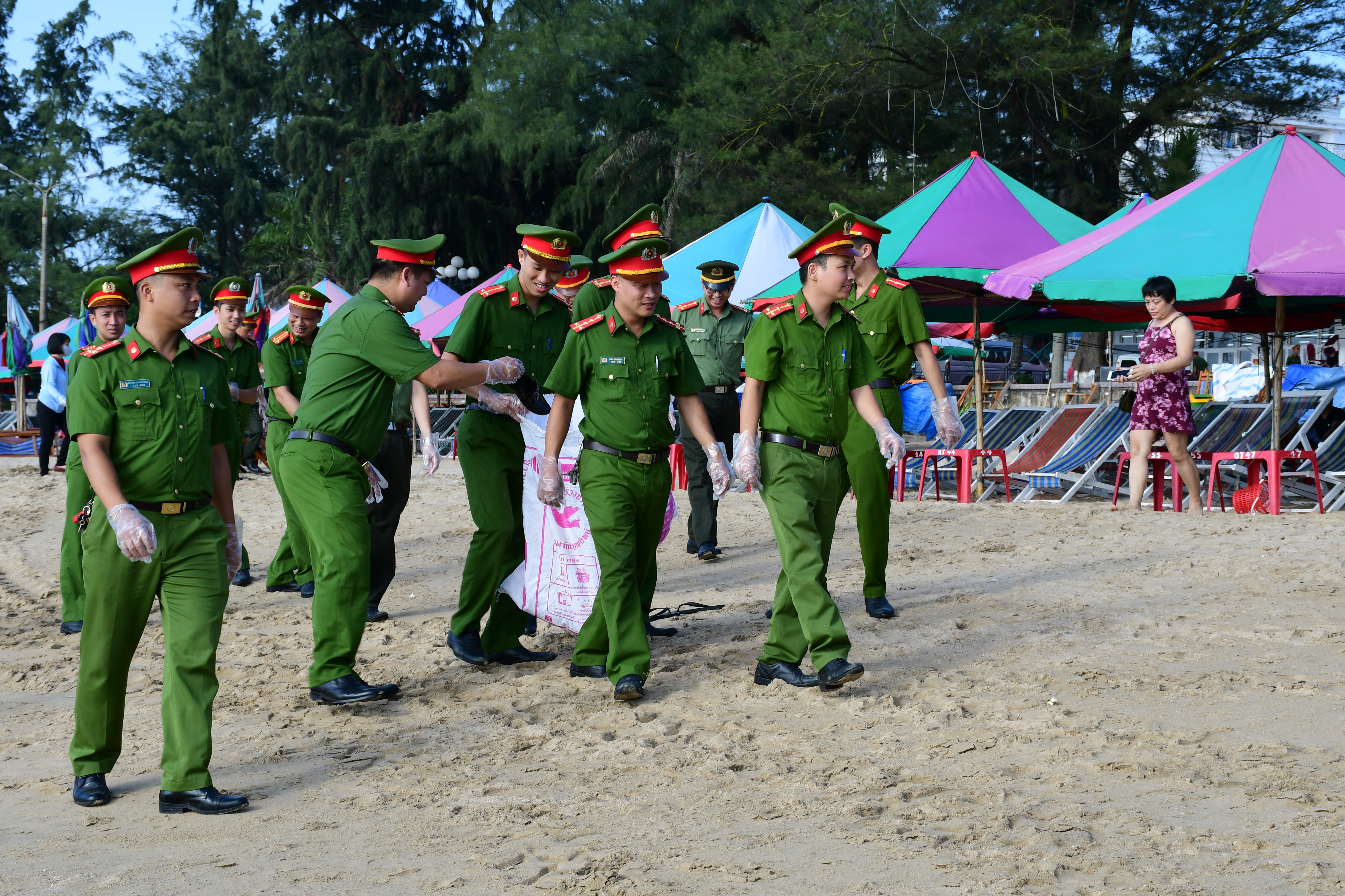 Khối Công an quận: Giữ gìn cảnh quan, môi trường đơn vị